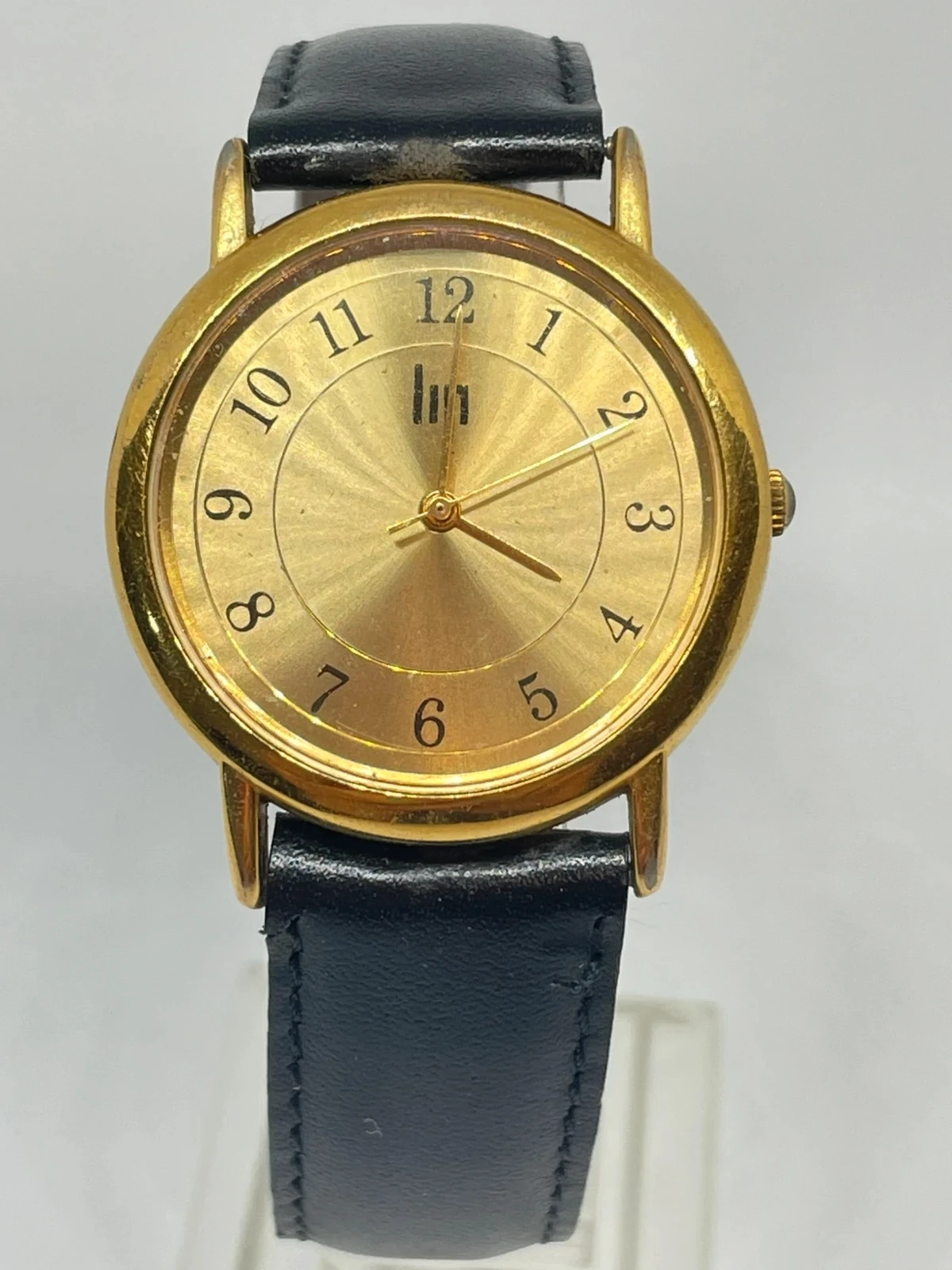 Reloj LIP vintage cuarzo dorado 33,6 mm – números arábigos, clásico francés 80/90 – photo 20